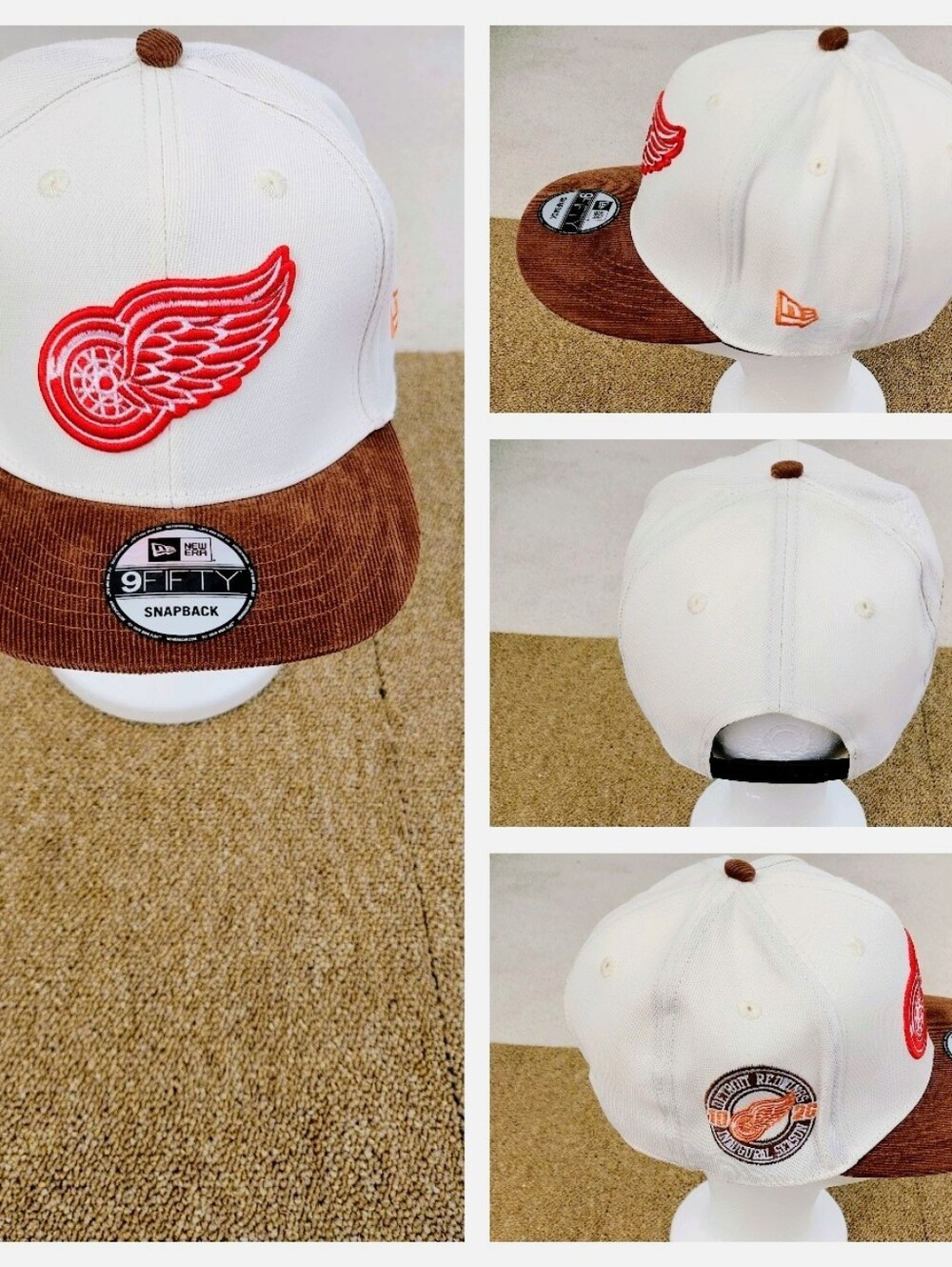 DETROIT RED WINGS NHL HOCKEY SNAPBACK HAT.
